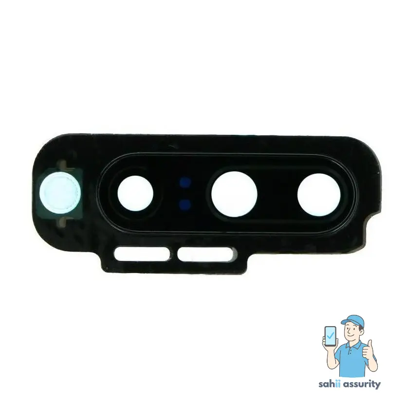 Camera Lens Glass with Frame for OnePlus 7 Pro Black thumbnail